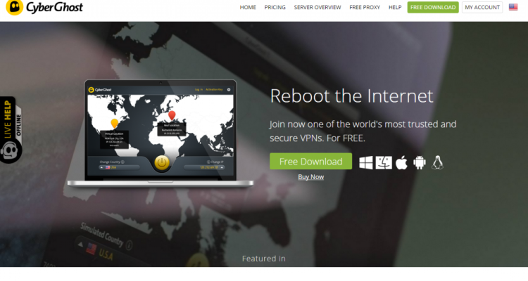 cyberghost vpn free review